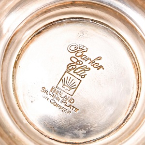 Винтажная Металлическая Баночка - Емкость - Флакон для сахарной пудры, Silverplated Англия 50гг.