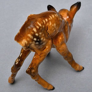 Коллекционная Фарфоровая статуэтка «Пятнистый Олененок», Hutschenreuther Германия, 50-е гг.