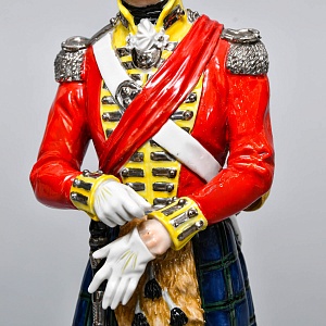 Коллекционная Фарфоровая статуэтка «Солдаты Британской армии. 93-й пехотный полк», SITZENDORF Германия.