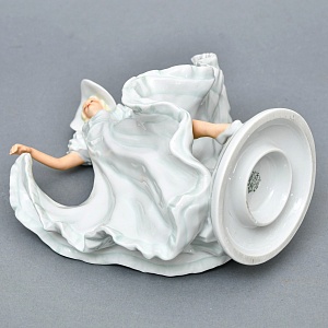  Коллекционная Фарфоровая статуэтка «Танцовщица в пышном платье», Schau Bach Kunst Германия.