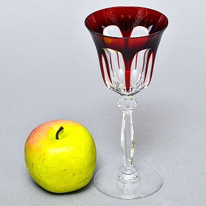 Редкость! Рубиновый Хрустальный Бокал для вина «Diana», NACHTMANN Германия, 60 -е годы ХХ века.