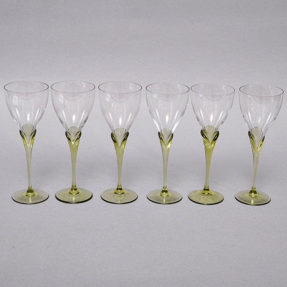 Бокалы для вина «Papyrus», Хрусталь Rosenthal Studio Line, Германия -1960 -1969 годы.