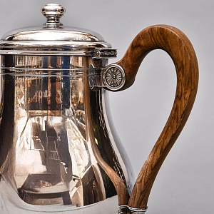 Винтажный Металлический Кофейник - Чайник на 1,2 л. Silverplated, Ercuis Франция, вторая половина ХХ века.