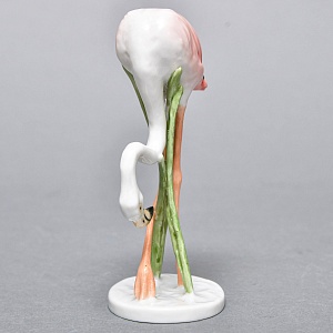 Коллекционная Фарфоровая статуэтка «Птица. Фламинго», ROSENTHAL Германия, середина ХХ века. 