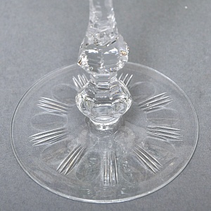 Антикварный Коллекционный Хрустальный Бокал для вина Knittel FAKIRIS, Германия 30 гг.