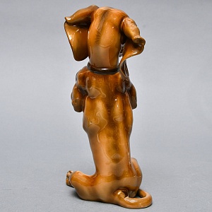 Антикварная Фарфоровая статуэтка «Собака. ТАКСА», ROSENTHAL Германия, 20-е годы ХХ века.