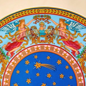 Коллекционная Тарелка - Блюдо «РОЖДЕНИЕ» Фарфор, VERSACE, Rosenthal Германия -1997 год.