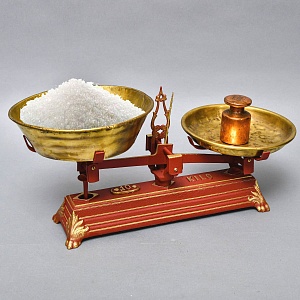 Антикварные Чугунные Бытовые Кухонные Весы на 10 кг. Франция начало ХХ века! 