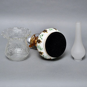 Настольная Электрическая  Лампа - Светильник, фарфор Giulia Mangani Италия, середина ХХ века. 