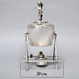 Старинная Бульотка - Чайник, GOLDSMITH & SILVERSMITH Сompany Ltd. Англия начало ХХ века.