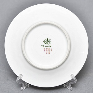 Антикварная Фарфоровая Кофейная пара в стиле Шинуазри, ROSENTHAL Германия, 1891 - 1906 годы. 