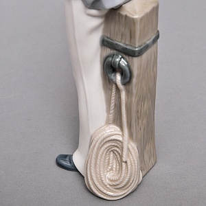 Коллекционная Фарфоровая статуэтка «Отважный капитан», Lladro Испания, 1971 - 1974 годы. 