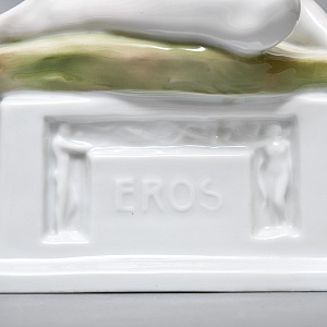Большая Антикварная Фарфоровая статуэтка «EROS», ROSENTHAL Германия, 1907 - 1911 годы. 