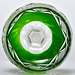 Два Бокала «Тет-а-Тет» серия «Jise» Цветной Хрусталь, Kunsthandwerk Bodenmais Германия, 60 гг.