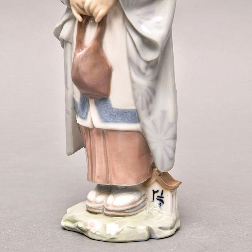 Редкая! Коллекционная Фарфоровая Статуэтка «Японская женщина», Lladro Испания.