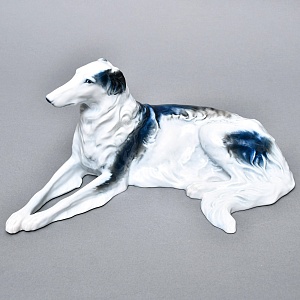 Коллекционная статуэтка «ОХОТНИЧЬЯ СОБАКА. Русская псовая борзая», Фарфор ROSENTHAL Германия.