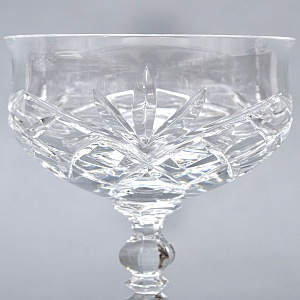 Редкость! Хрустальные Креманки - Фужеры для Шампанского WMF Cristal Cabinet, Германия конец 60-х гг.