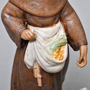 Коллекционная Фарфоровая статуэтка «Юный монах и его паства», Lladro серия Грес, Испания. 