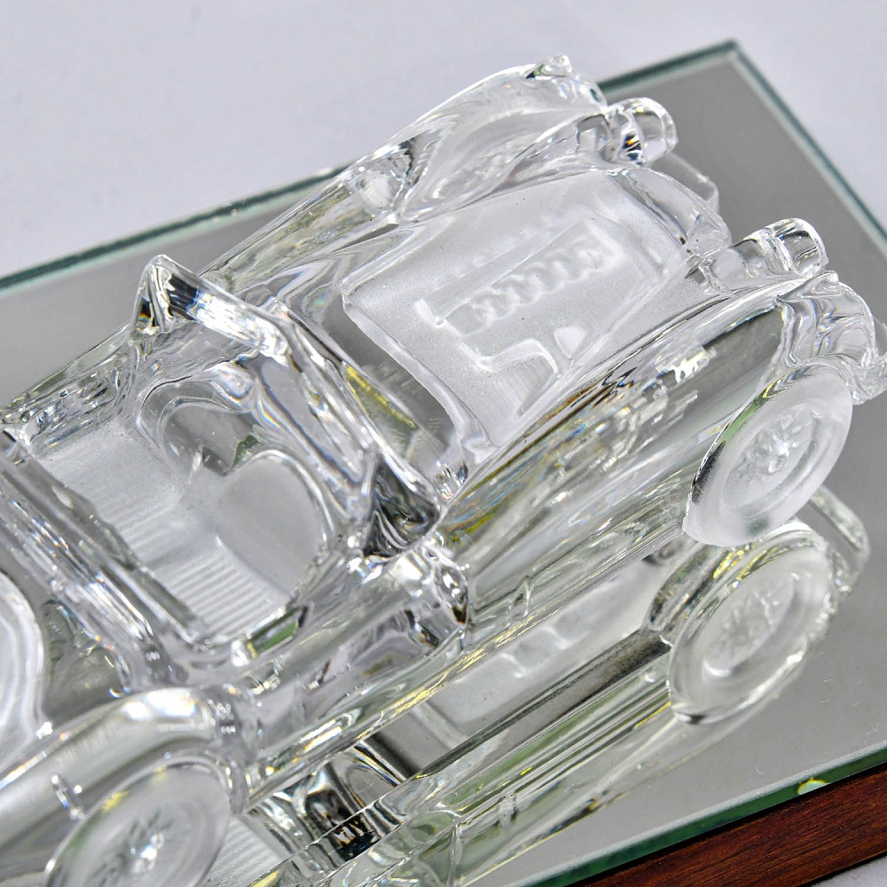 Коллекционная Хрустальная Модель «Автомобиль - Jaguar XK» Spiegelau Crystal Германия. 