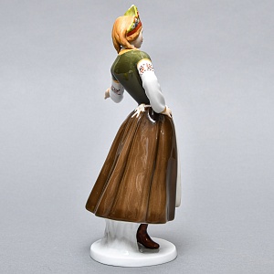 Коллекционная Фарфоровая статуэтка «Наташа. Русский танец», GOEBEL Германия - 1986 год. 