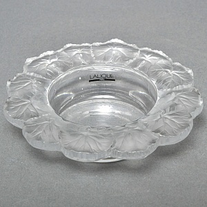 Хрустальная Конфетница - Орешница - Мелочёвница, Lalique Франция, 70-е годы ХХ века. 