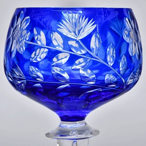 РЕДКОСТЬ! Антикварный Хрустальный Бокал для вина, JOSEPHINENHUTTE, Германия, 20 гг. 