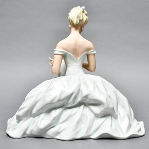 Фарфоровая статуэтка «Балерина, Танцовщица c Веером», WALLENDORF Германия 1953-1962 годы.