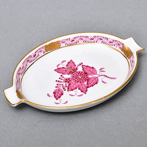 Небольшая Фарфоровая пепельница - мелочевница «APPONYI PURPUR», HEREND Венгрия. 