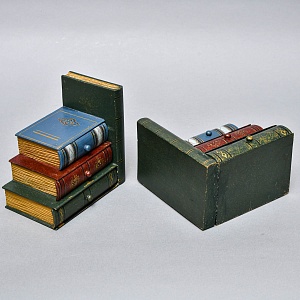 Букенды - Держатели - Ограничители - Подставка для книг «Антикварные книги», Германия, 60-е гг. 