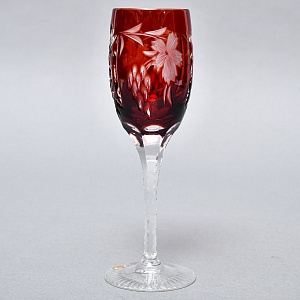 Набор 6-ть Фужеров серия «Prosecco - Виноград» Цветной Хрусталь, NACHTMANN Германия, 60-е гг.