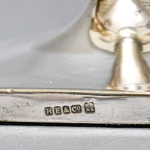 Пара Больших Антикварных Канделябров Подсвечников Silverplated, SHEFFIELD Англия начало ХХ век.