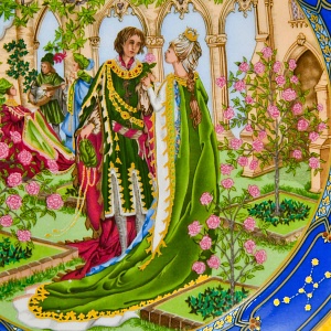 Коллекционная Фарфоровая тарелка "Любовь на все времена", Hutschenreuther Германия.