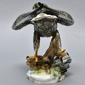 Большая Фарфоровая Статуэтка «Птица - Сокол-Сапсан», Hutschenreuther, Германия -1970 год.