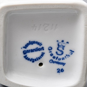 Коллекционная Фарфоровая статуэтка «ПОЧТАЛЬОН», Grafenthal Германия, 1985 - 1990 года. 