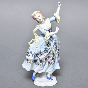 Коллекционная Фарфоровая статуэтка «Танцующая девушка», ROSENTHAL Германия, 1974 - 1982 годы. 