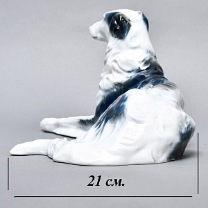Коллекционная статуэтка «ОХОТНИЧЬЯ СОБАКА. Русская псовая борзая», Фарфор ROSENTHAL Германия.