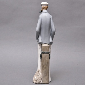 Коллекционная Фарфоровая статуэтка «Отважный капитан», Lladro Испания, 1971 - 1974 годы. 