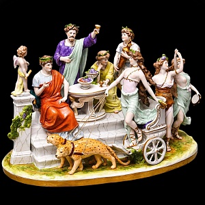 Редкость! Коллекционная Фарфоровая статуэтка «ТРИУМФ», Scheibe-Alsbach Германия, 1962 - 1972 годы. 