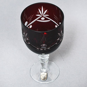 Набор Графин и Рюмки «Рубиновый Хрусталь», Tirgu-Mures Германия, 50 -е годы ХХ века.