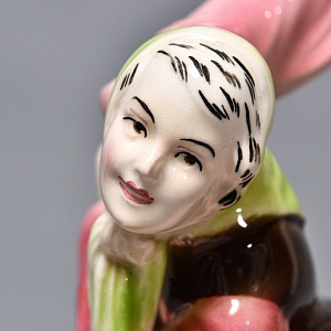 Коллекционная статуэтка «Народный Танец», Фаянс, HERTWIG Германия, 1941 - 1958 годы. 