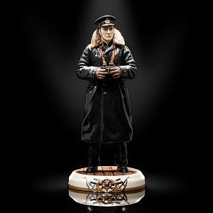 Коллекционная Авторская Статуэтка «Адмирал СССР - Головко А.Г.», фарфор, Россия. 