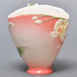 Авторский Фарфоровый Чайный сервиз «Бабочки и стрекозы» на 4 персоны, Franz Collection Тайвань.