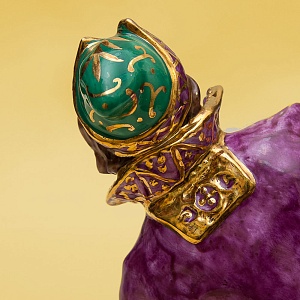 Авторская Фарфоровая статуэтка «Царе́вна-лягу́шка», СССР Дулево, 50-е года.