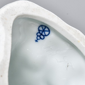 Антикварная Коллекционная Фарфоровая статуэтка «Птица - ГЛУХАРЬ», Hochst Германия начало ХХ века.