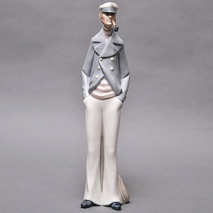 Коллекционная Фарфоровая статуэтка «Отважный капитан», Lladro Испания, 1971 - 1974 годы. 