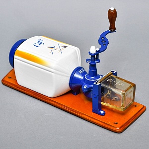 Редкая! Фарфоровая Настенная Ручная Механическая Кофемолка Hard Trep, Голландия.