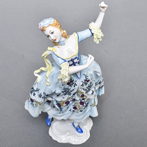 Коллекционная Фарфоровая статуэтка «Танцующая девушка», ROSENTHAL Германия, 1974 - 1982 годы. 