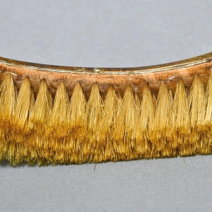 Старинная Щётка с Совком для уборки крошек со стола, металл  Германия, начало ХХ века.