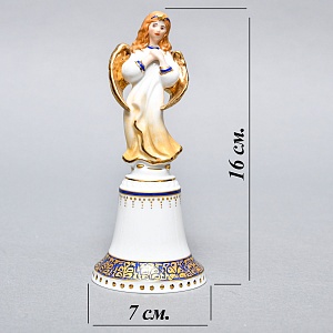 Коллекционный Фарфоровый Колокольчик «Рождественский Ангел», Hutschenreuter Германия - 2004 год.