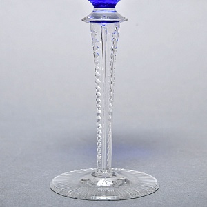 РЕДКОСТЬ! Антикварный Хрустальный Бокал для вина, JOSEPHINENHUTTE, Германия, 20 гг. 